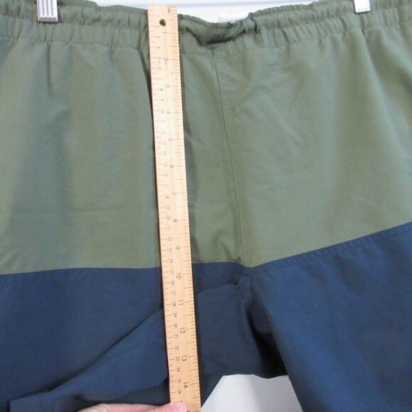 Duluth Trading Swim Trunks Men Large Green Black Pier Genius 9" Board Short 212 - Picture 8 of 15